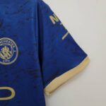 camiseta edición especial manchester city azul manga