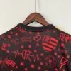 camiseta flamengo 2024 cuello anterior