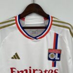 camiseta olympique de lyon 2024 cuello
