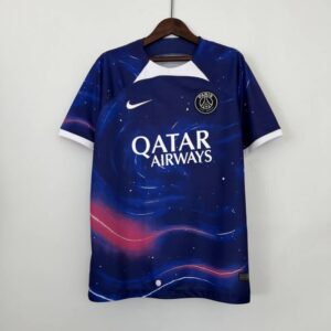 camiseta psg azul