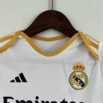 body de bebé real madrid cuello redondo
