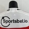 camiseta São Paulo 2024 blanca cuello anterior