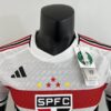 camiseta São Paulo 2024 blanca cuello redondo