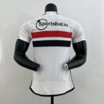 camiseta São Paulo 2024 blanca dorsal