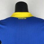 camiseta boca juniors 2023 cuello anterior