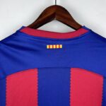 camiseta fc barcelona 2024 cuello anterior