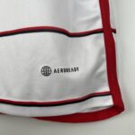 camiseta flamengo 2024 blanco logo aeroready