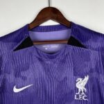 camiseta liverpool 2024 morado cuello redondo
