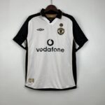 camiseta manchester united 2001 blanca