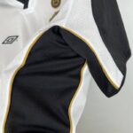 camiseta manchester united 2001 blanca lateral