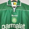 camiseta retro palmeiras verde cuello camisa