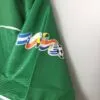 camiseta retro palmeiras verde lateral de la manga