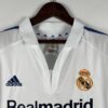 camiseta retro real madrid 2001-2002 cuello camisa