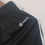pantalón corto argentina 3 estrellas negro logo aeroready
