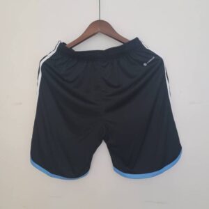 pantalón corto argentina 3 estrellas negro parte trasera