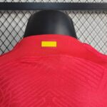 camiseta atlético madrid 2024 cuello anterior