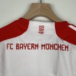 camiseta bayern múnich niño 2024 cuello anterior