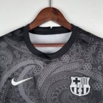 camiseta fc barcelona 2024 negro cuello redondo