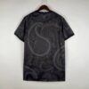 camiseta fc barcelona 2024 negro dorsal