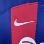 camiseta fc barcelona mujer 2024 logo nike