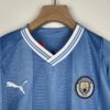 camiseta manchester city niño 2024 cuello en v