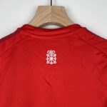 camiseta osasuna niño 2024 cuello anterior