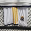 camiseta real madrid niño 2024 lateral pantalón corto