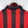 camiseta ac milán 1989 cuello anterior