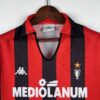 camiseta ac milán 1989 cuello camisa