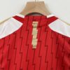 camiseta arsenal niño 2024 cuello anterior
