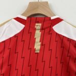 camiseta arsenal niño 2024 cuello anterior