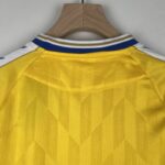 camiseta cádiz cf 2024 niño cuello anterior
