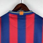 camiseta fc barcelona 2009-2010 cuello anterior
