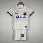 camiseta fc barcelona niño 2024 blanca
