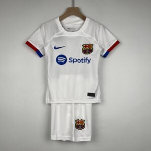 camiseta fc barcelona niño 2024 blanca