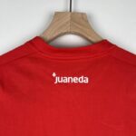 camiseta mallorca niño 2024 cuello anterior
