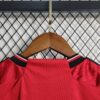 camiseta manchester united niño 2024 cuello anterior