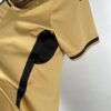 camiseta real madrid 2024 dorado lateral