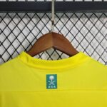 al nassr camiseta 2024 cuello anterior