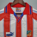 camiseta atletico de madrid 1997 cuello camisa