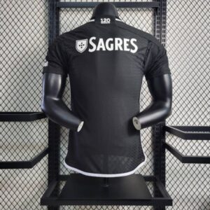 camiseta benfica negra 2024 dorsal