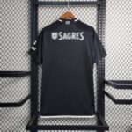 camiseta benfica negra 2024 fan dorsal