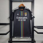 camiseta benfica negra 2024 fan