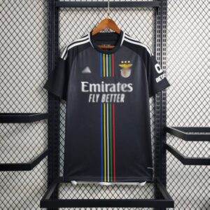 camiseta benfica negra 2024 fan