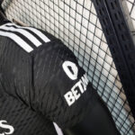 camiseta benfica negra 2024 manga