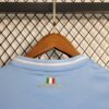 camiseta lazio 2024 cuello anterior