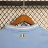 camiseta lazio 2024 cuello anterior