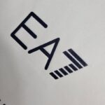 camiseta napoli blanca logo EA7