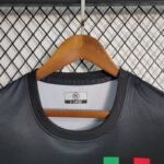 camiseta negra napoli cuello redondo