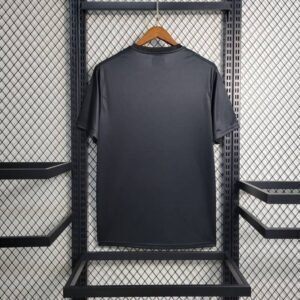 camiseta negra napoli dorsal